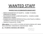 WANTED STAFF