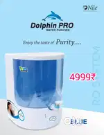 New Dolphin Ro purifier with 1100iv carbon filter