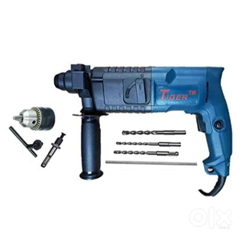 Tiger 20mm Drill Hammer 900W Rotary Hammer Drill Machine with 3 Bits