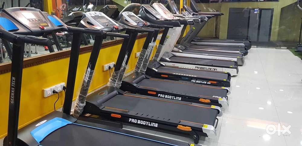 All gym equipment exercise cycle and treadmill available