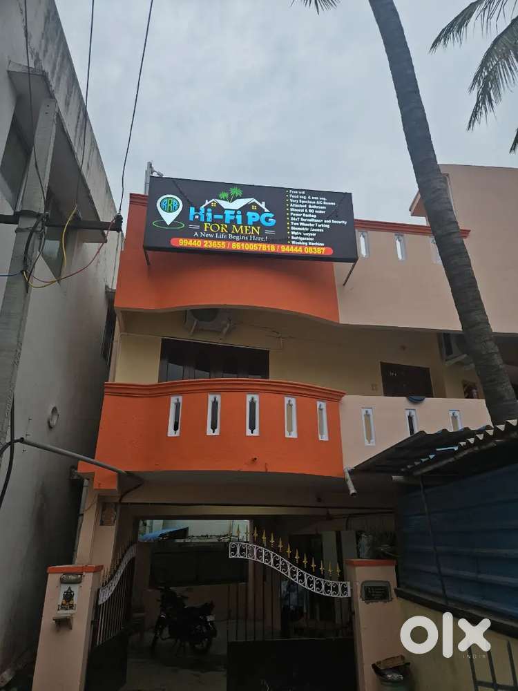 PG for students and Working MEN'S at Ramapuram and Manapakkam