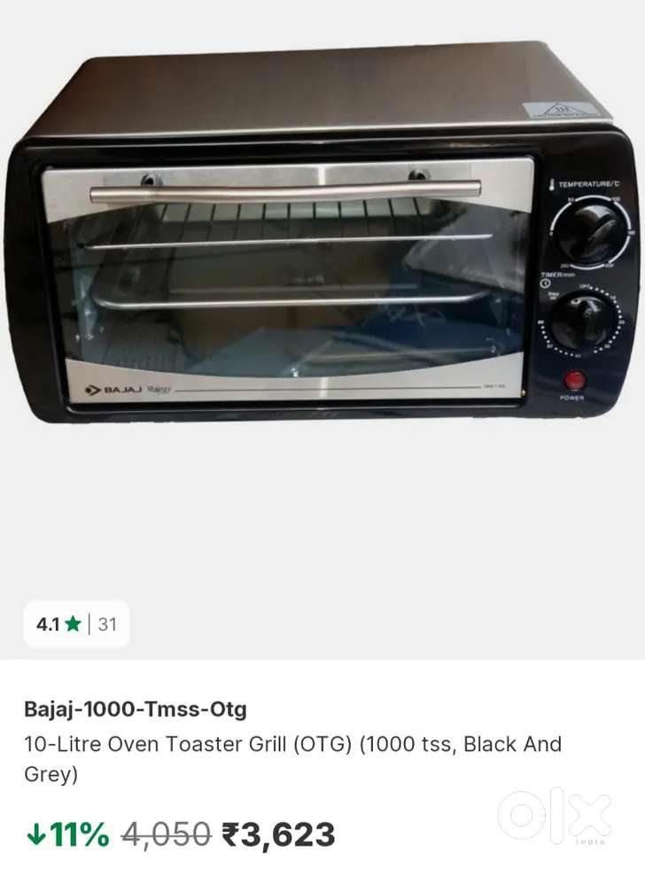 Bajaj 1000 tss otg brand new unused item