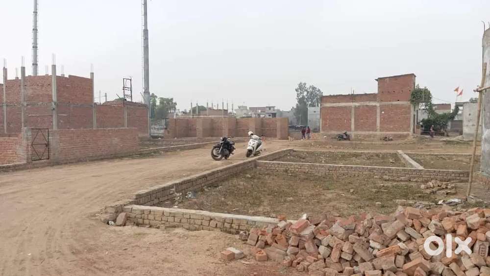 तुरंत रहने योग्य प्लॉट ले गोसाईगंज मार्केट के आगे नगर पंचायत अप्रूव्ड