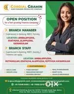 Branch manager, Office attendant