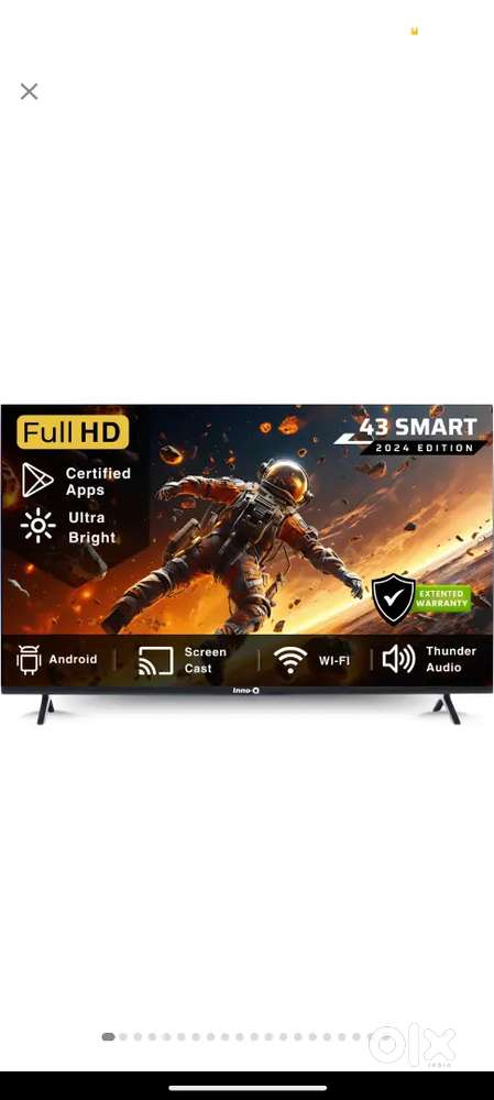 Inno Q spectra 108cm 43 inch smart tv full hd android tv 30w speaker