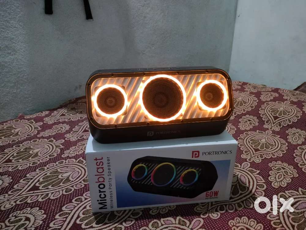 Portronics microblast wireless party speaker 60W HD SOUND