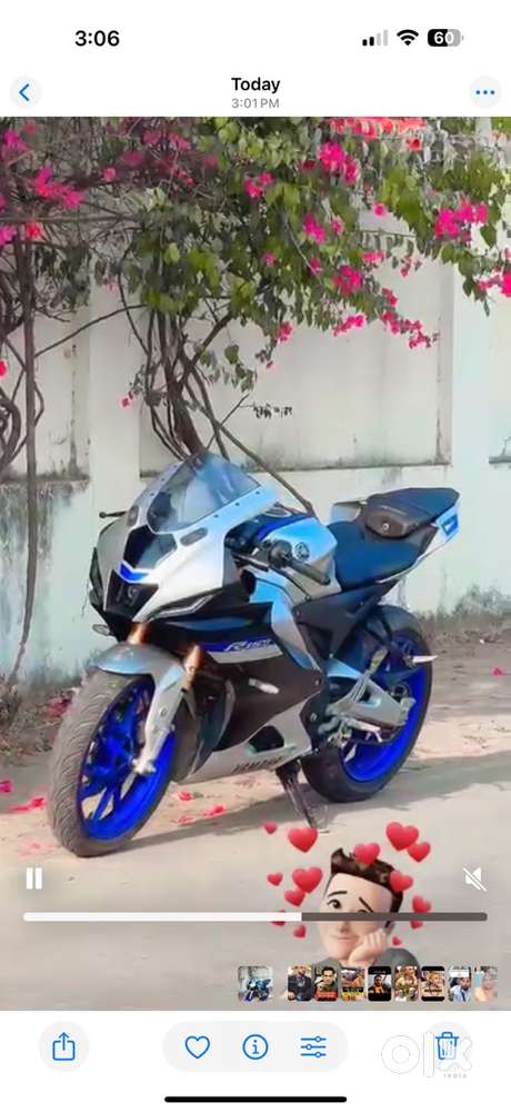 R15 M Very Less Driven Bike for Sell