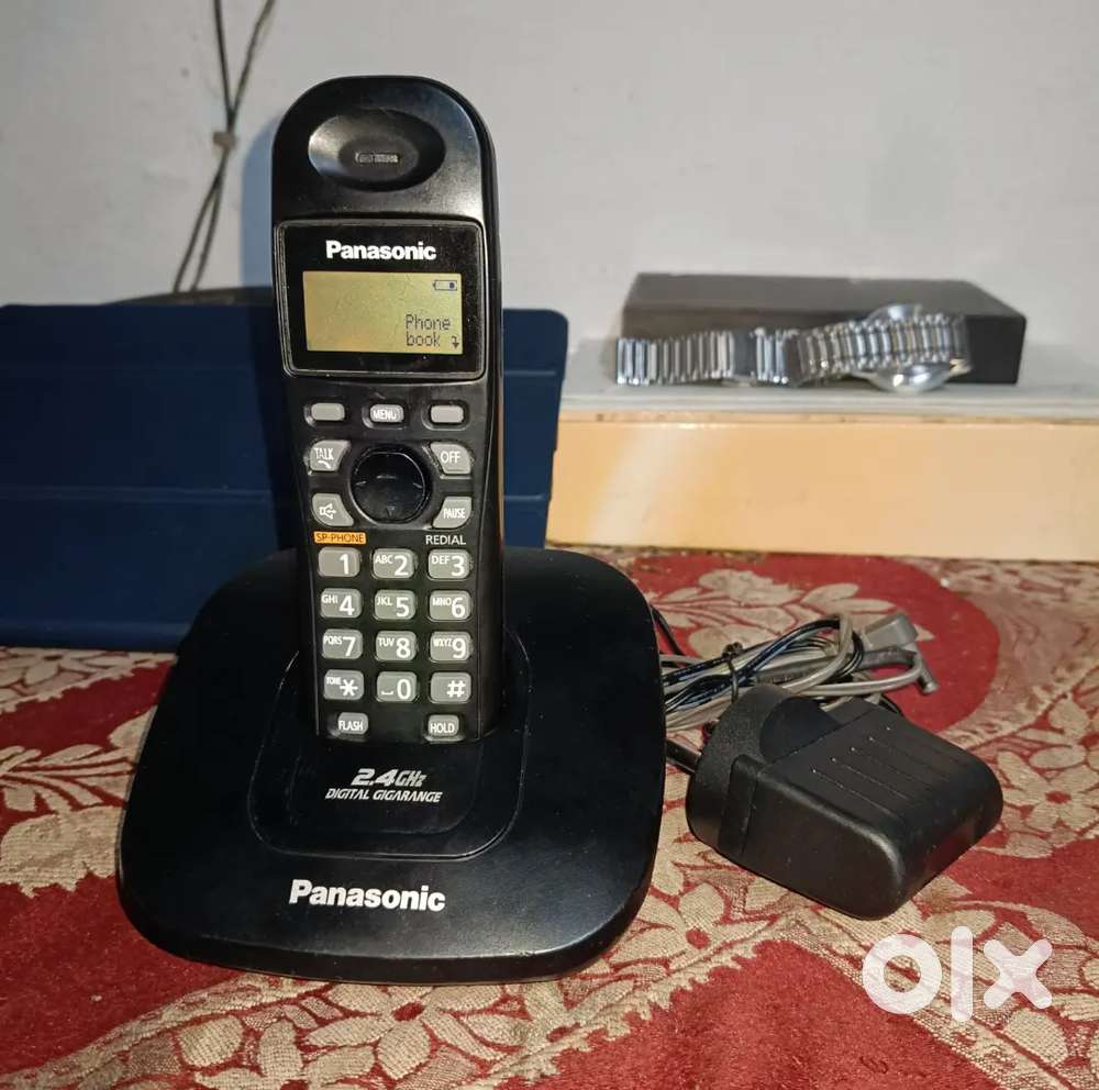 Panasonic cordless wireless telephone landline wifi router se chalta h
