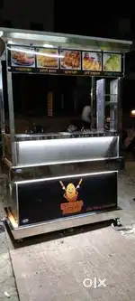 Pure stainless steel food  momos counter manufacturer