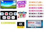 55 INCH SMART LED TV @ 27,999 /-