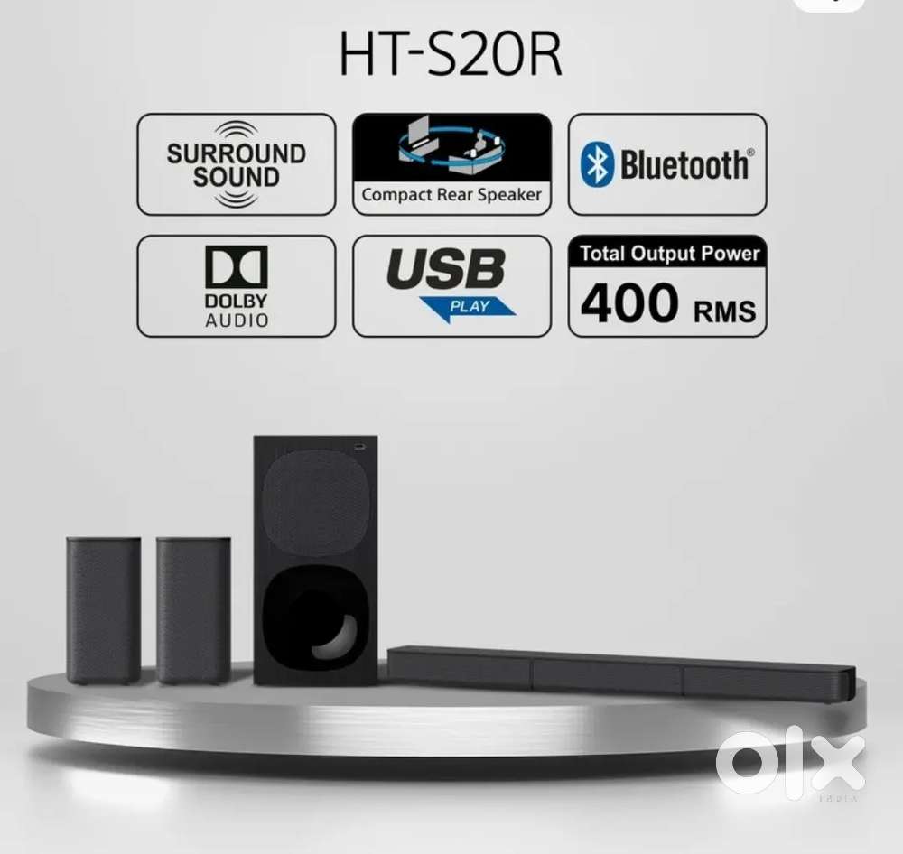 Sony HT-S20R Dolby Digital 400W Bluetooth Home theatre Soundbar