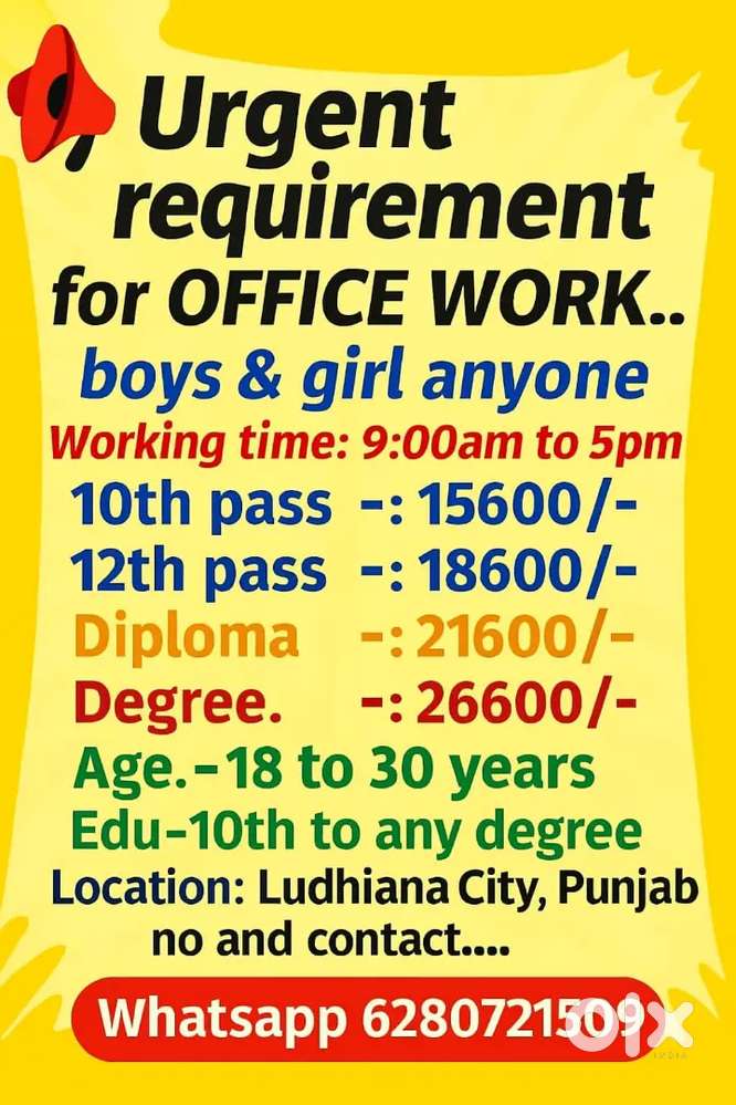 Garment fashion industry office work