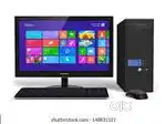 LAPTOPS, LCD PROJECTORS WITH TRIPOD SCREENS, LED TVS AVAILABLE  RENT
