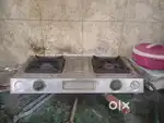 Gas stove double burner