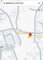 8.9 cents plot for sale in Mudavanmugal,  Trivandrum,  Kerala