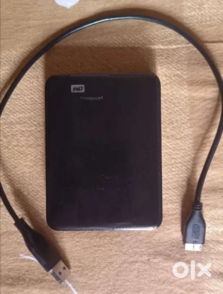 WD Passport 1TB External Hard Disk Drive HDD.