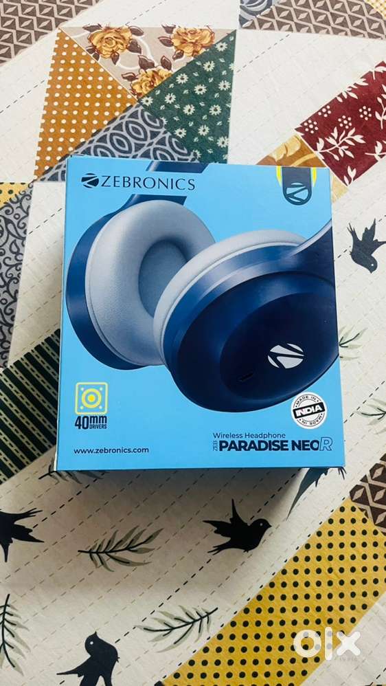 Zebronics paradise neoR headphones and GVM 10000 power bank