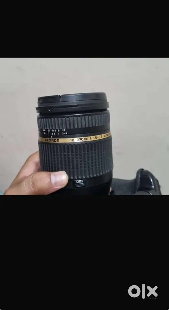 DSlR Canon450D camera+ temron lens 18 270mm
