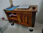 Teakwood Multipurpose Table for Study, Laptop, TV and Study Chair