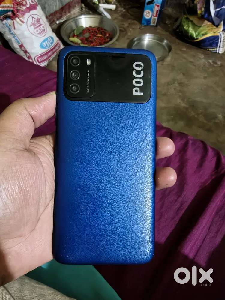 Poco M3 ,6/64 with charger and brand box , 2 year old phone