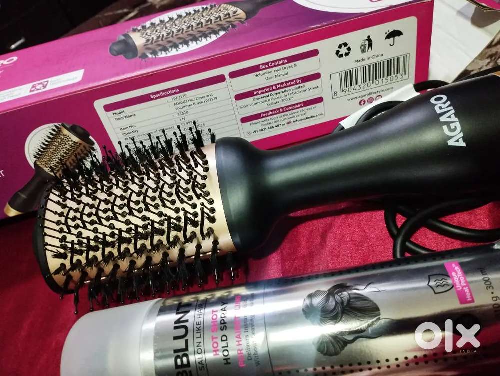 Agaro voluminising blow brush