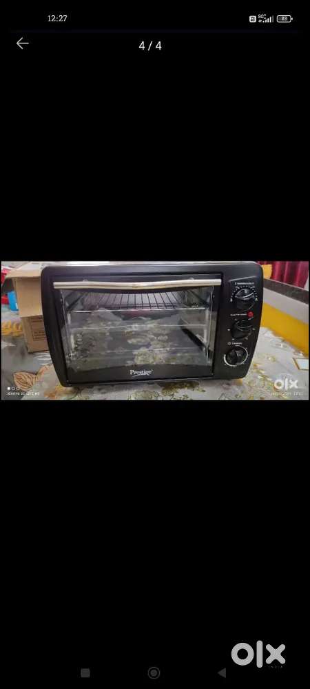 Prestige POTG 19 PCR OVEN Toaster Grill(black 19 liters)