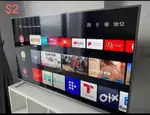 43 inch smart 100%  Frame less with Voice remote control sound BAR