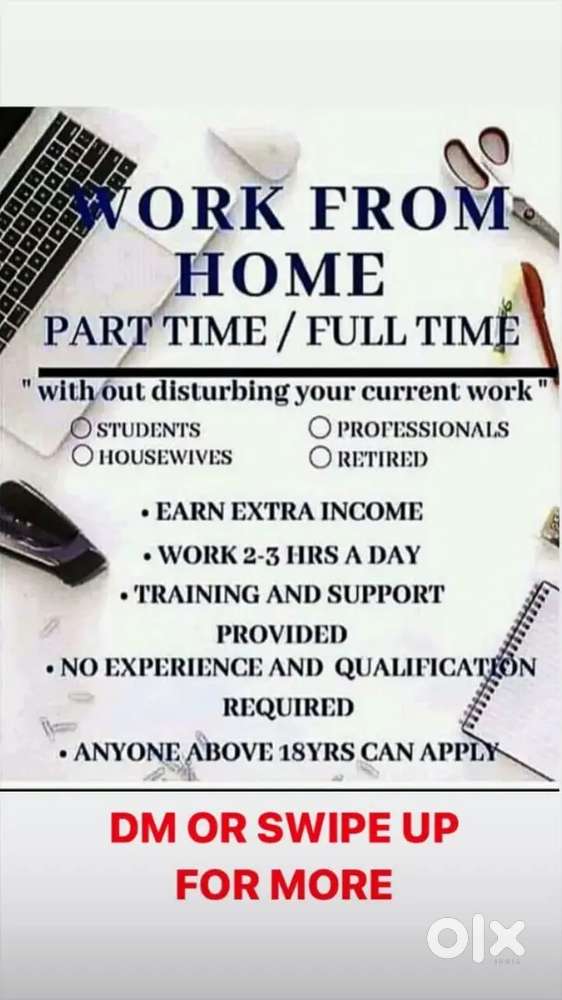 Work from home part time job