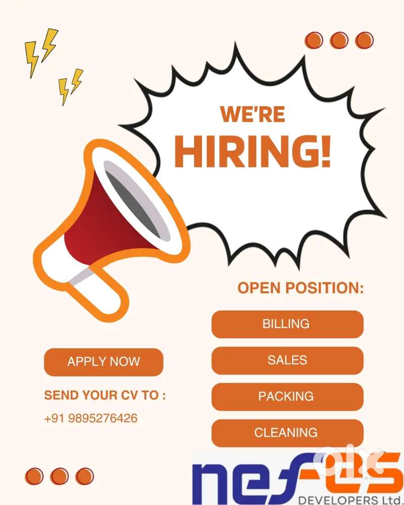 Supermarket job vacancy