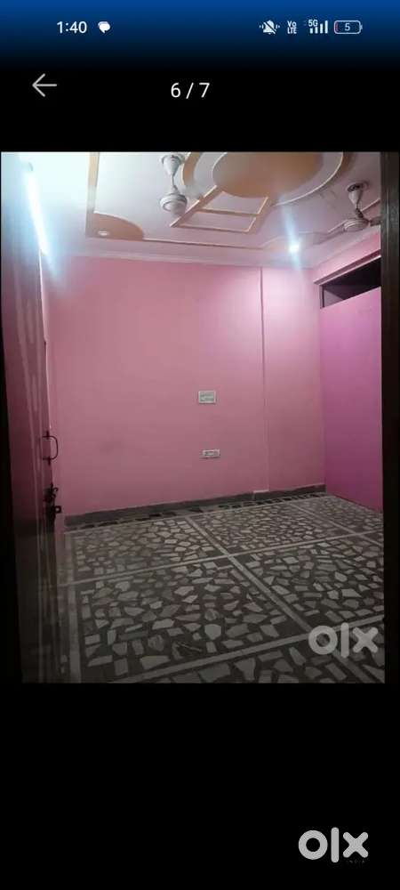 2 room kichen and bathroom with bike parking and camera security