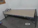 For Sale: Metal Foldable Cot with Mattress