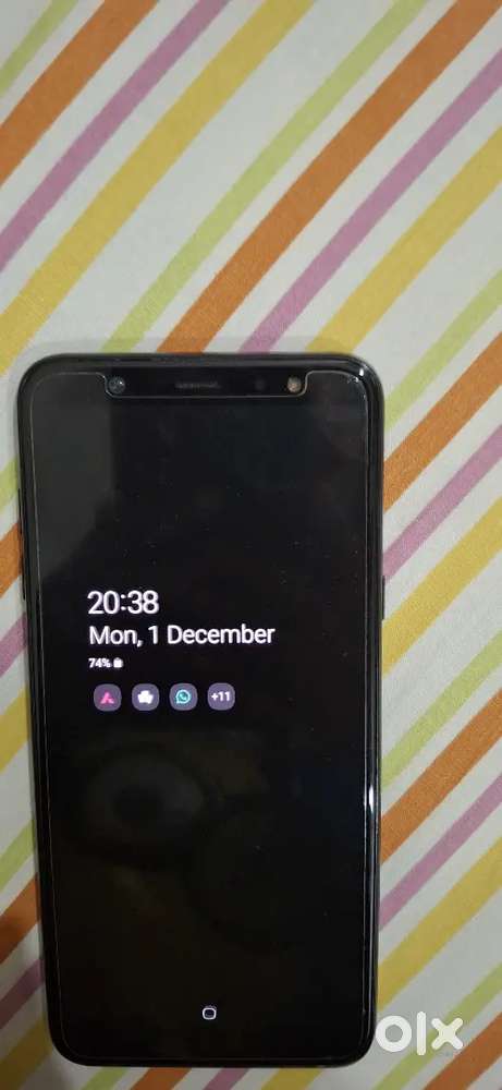 Galaxy A6+ with Box 64GB memory 4GB RAM with good battery backup