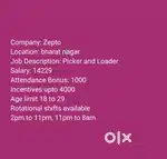 Wanted male picker and loader bharat nagar