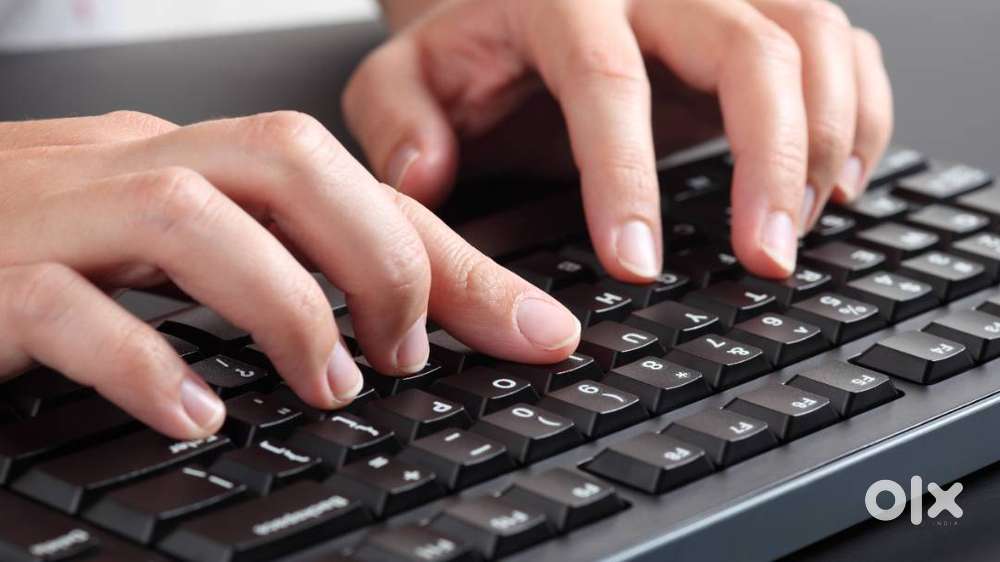 Female Computer Typist at DTP Centre