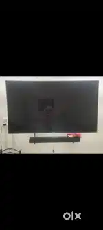 LG 65 inche tv, with carvaan music bar