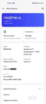 Realme Gt Master Edition 5G