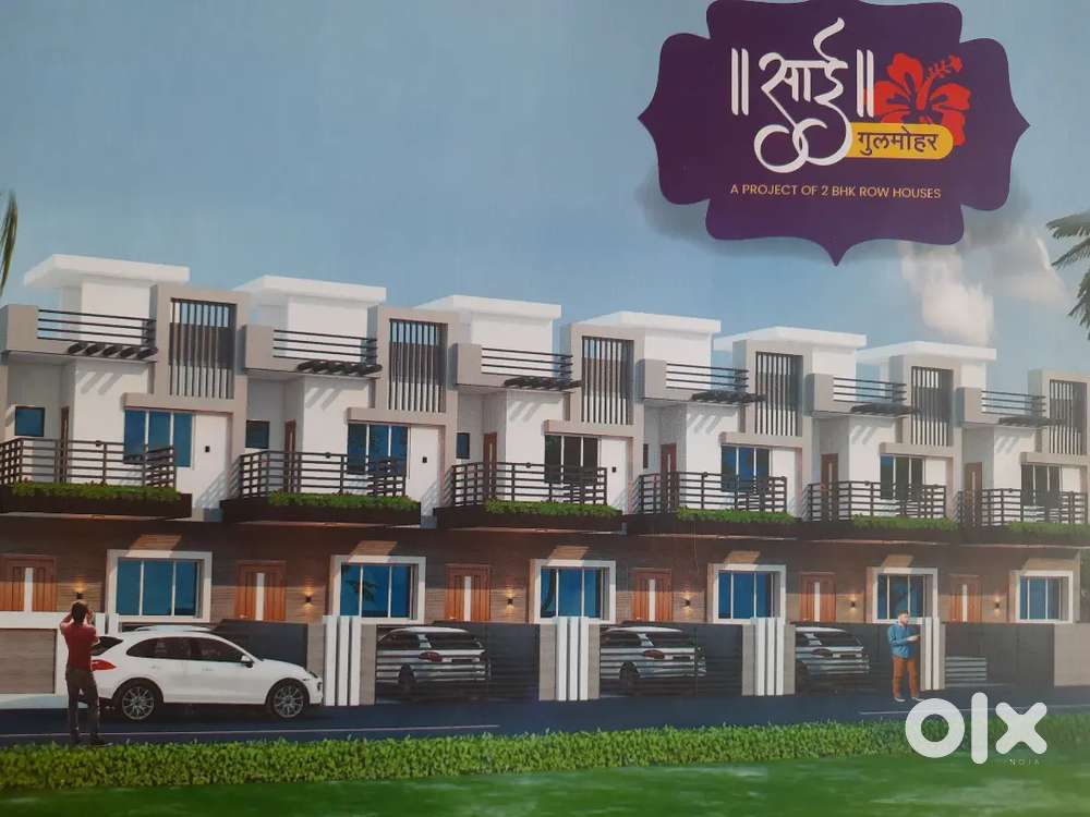 2 BHK Row house on rent with parking (rent negotiable)