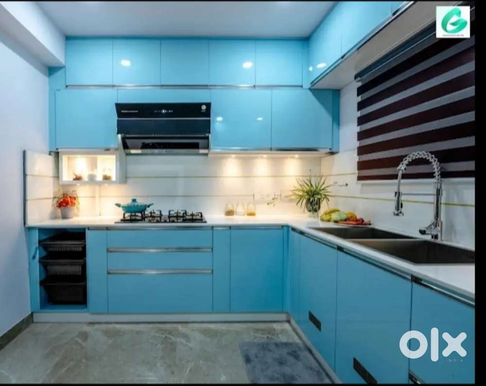 Plywood  interior designer wall kichen  works,new site Plat interior