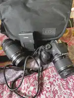 Cannon dlsr 1200d with extra lens