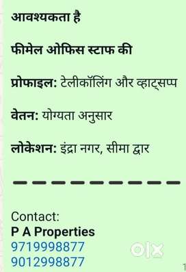 Female office staff
