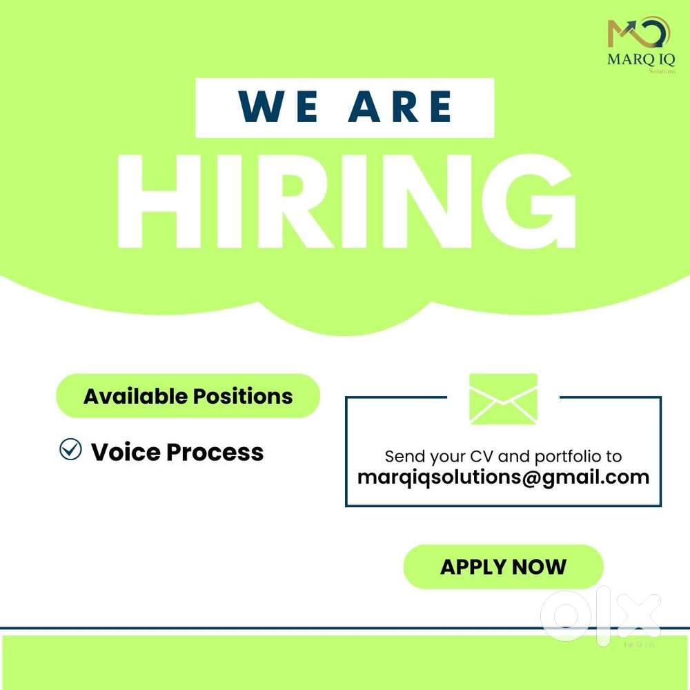 Urgent Hiring: Voice Process Executive  Fluent English  Night Shift