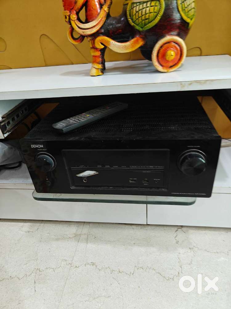 Denon music system, speakers -2, pioneer cd player