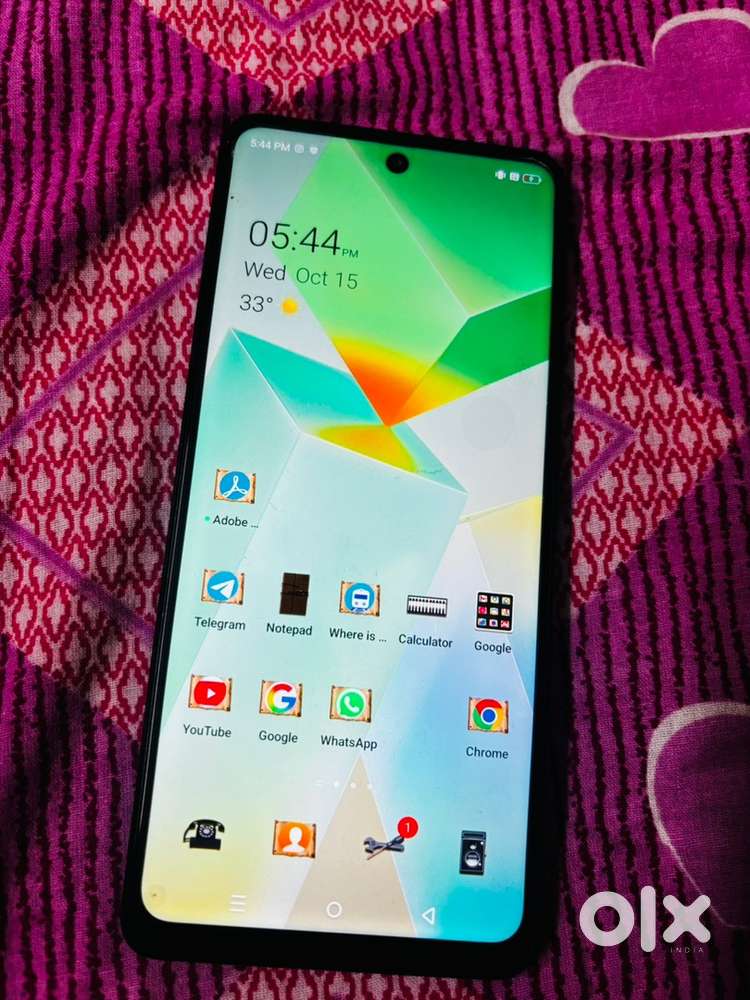 Infinix Note 40x 8+8gb/256gb with bill box charger