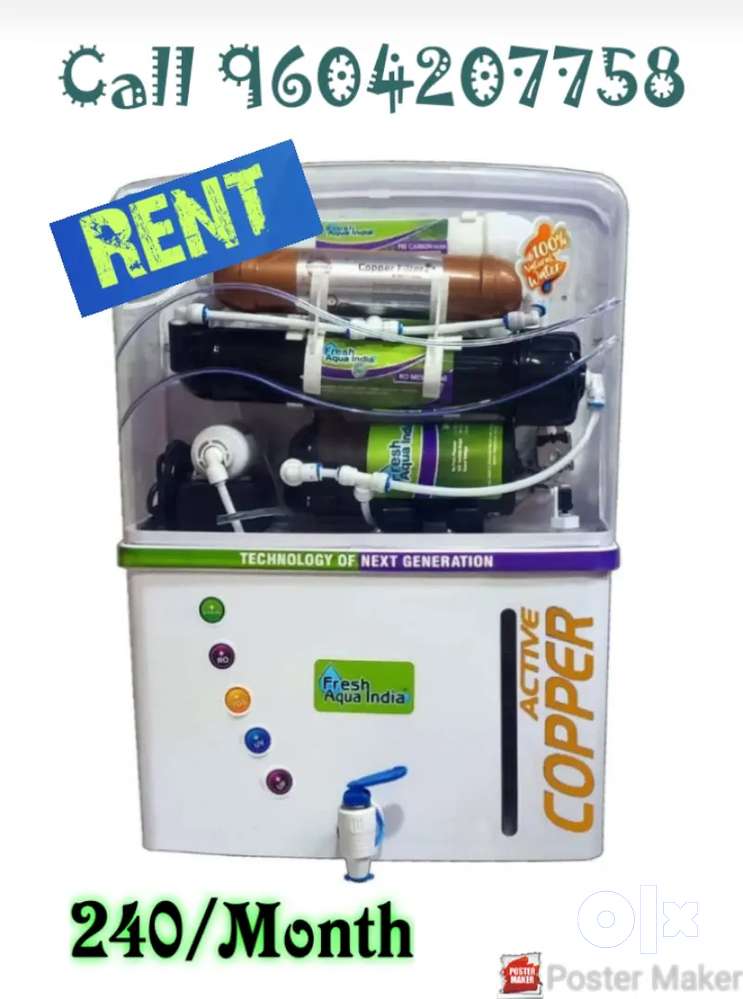 Water purifier on Rent