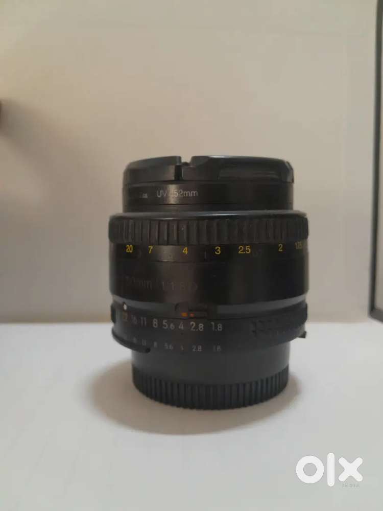 Nikon AF Nikkor 50mm f/1.8D Lens with Sonia UV Filter (52mm)  Barasat