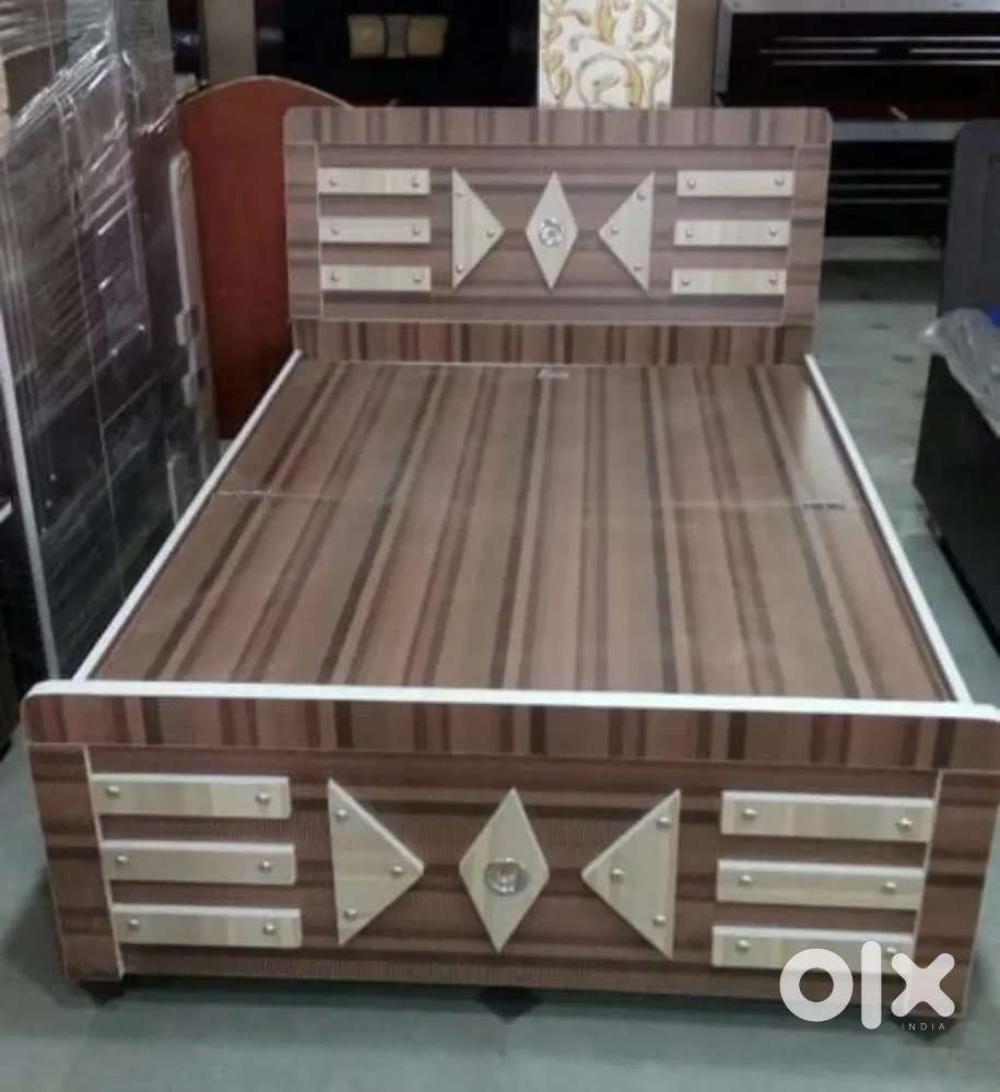 Dhamaka offer buy new double bed 3990, with box -6990/- EMI Available