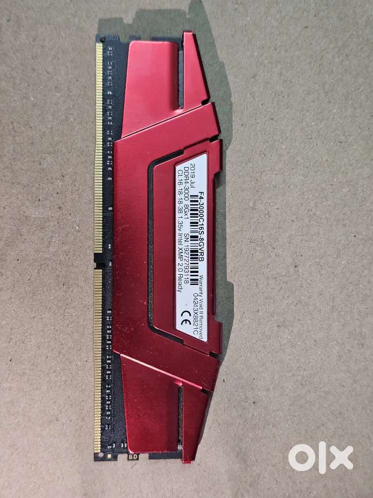 G skill Ripjaws V 8 GB DDR4 RAM 3000,