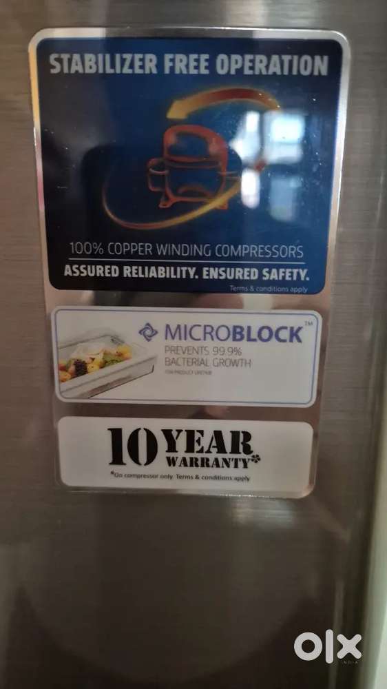 Whirlpool 355 litre double door fridge