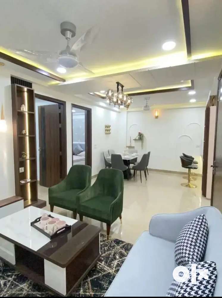 Your looking for 3 bhk flat semi furnished Available for sale.