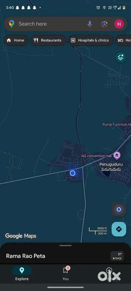 Site in Penuguduru -( 300 sq yards)